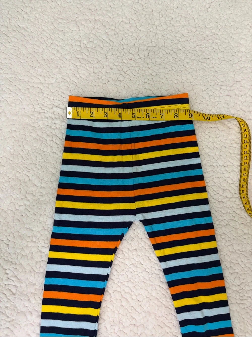 Kids Striped Cozy Stretch Bottoms - Multi Color